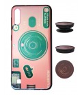 Θήκη Ancus TPU Fashion με Popsocket για Samsung SM-A105F Galaxy A10 Ροζ