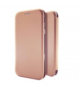 Θήκη Book Ancus Magnetic Curve για Apple iPhone 11 Pro TPU Ροζ Χρυσό