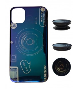 Θήκη Ancus TPU Fashion με Pop Βάση για Apple iPhone 11 Pro Max Μπλε