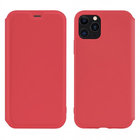 Θήκη Colorful Liquid Silicon για Apple iPhone 11 Pro Κόκκινο