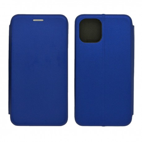 Θήκη Book Ancus Magnetic Curve για Apple iPhone 12 Pro TPU Σκούρα Μπλε