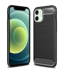 Θήκη TPU Ancus Carbon Series για Apple iPhone 12 Mini Μαύρη