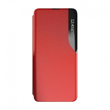 Θήκη Book Ancus Smart Flip για Apple iPhone 12 / iPhone 12 Pro TPU Κόκκινη