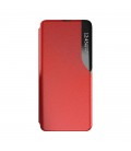 Θήκη Book Ancus Smart Flip για Apple iPhone 12 / iPhone 12 Pro TPU Κόκκινη