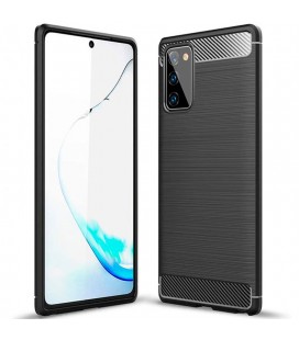 Θήκη TPU Ancus Carbon Series για Samsung SM-N981B Galaxy Note20 5G Μαύρη