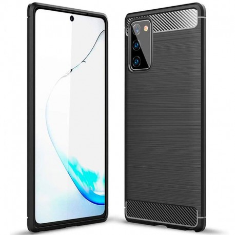 Θήκη TPU Ancus Carbon Series για Samsung SM-N981B Galaxy Note20 5G Μαύρη