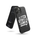 Θήκη TPU Ringke Onyx Design για Apple iPhone 12 / 12 Pro Quit Talking