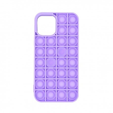 Θήκη Ancus TPU Pop It για Apple iPhone 12 Μωβ