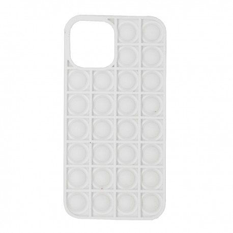 Θήκη Ancus TPU Pop It για Apple iPhone 12 Λευκό