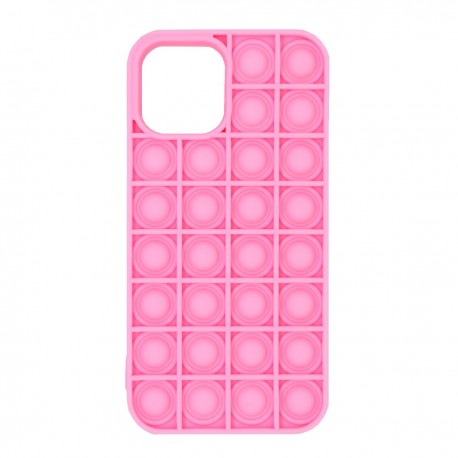 Θήκη Ancus TPU Pop It για Apple iPhone 12 / 12 Pro Ρόζ