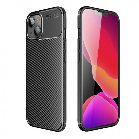 Θήκη Ancus AutoFocus Carbon Fiber για Apple iPhone 13 Μαύρη