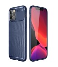 Θήκη Ancus AutoFocus Carbon Fiber για Apple iPhone 12 / iPhone 12 Pro Μπλέ