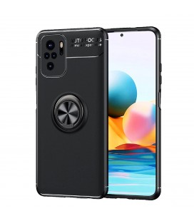 Θήκη Ancus Autofocus Shock Proof με Ring Holder για Xiaomi Redmi Note 10 / Redmi Note 10S Μαύρο