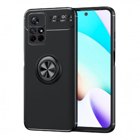 Θήκη Ancus AutoFocus Shock Proof με Ring Holder για Xiaomi Redmi Note 11T 5G / Note 11s 5G /  Poco M4 Pro 5G Μαύρη