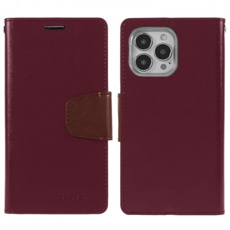 Θήκη Book Goospery Sonata Diary Case για Apple iPhone 13 Pro Max Κόκκινο