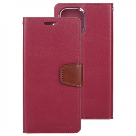 Θήκη Book Goospery Sonata Diary Case για Apple iPhone 12/12 Pro Κόκκινο