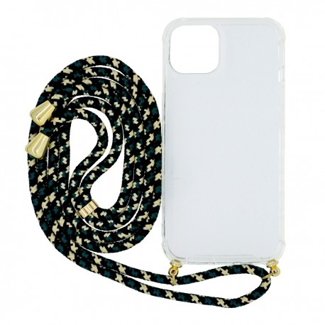 Θήκη Mercury Strap Case για  Apple IPhone 12/12 Pro Πράσινο-Μαύρο