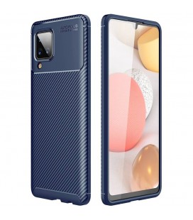 Θήκη Ancus AutoFocus Carbon Fiber για Samsung SM-A125F Galaxy A12 / SM-M127F Galaxy M12 Μπλέ