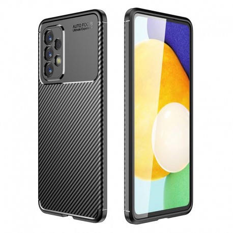 Θήκη Ancus AutoFocus Carbon Fiber για Samsung SM-A536 Galaxy A53 5G Μαύρη