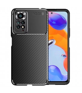 Θήκη Ancus AutoFocus Carbon Fiber για Xiaomi Note 11 Pro Μαύρη