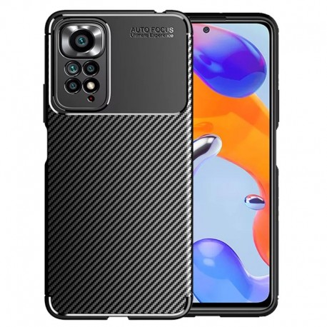 Θήκη Ancus AutoFocus Carbon Fiber για Xiaomi Note 11 Pro Μαύρη