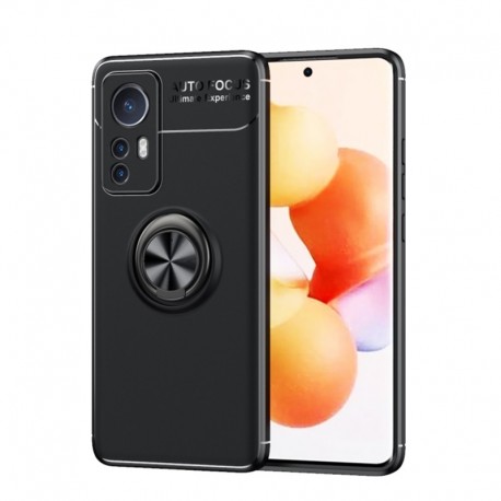 Θήκη Ancus Autofocus Shock Proof με Ring Holder για Xiaomi 12 / Xiaomi 12X  Μαύρη