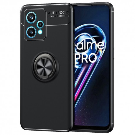 Θήκη Ancus AutoFocus Shock Proof με Ring Holder για Realme 9 Pro Μαύρη