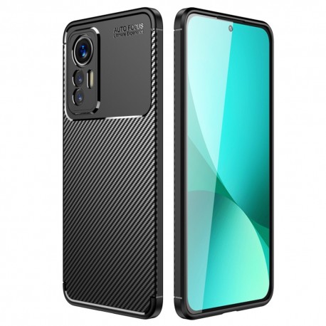 Θήκη Ancus AutoFocus Carbon Fiber για Xiaomi 12 Lite Μαύρη