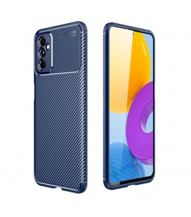 Θήκη Ancus AutoFocus Carbon Fiber για Samsung SM-M526 Galaxy M52 5G Μπλε