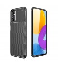 Θήκη Ancus AutoFocus Carbon Fiber για Samsung SM-M526 Galaxy M52 5G Κόκκινη