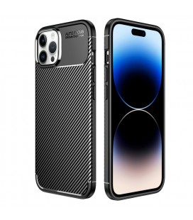 Θήκη Ancus AutoFocus Carbon Fiber για Apple iPhone 14 Pro Max Μαύρη