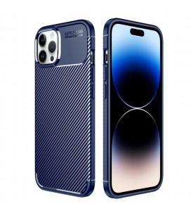 Θήκη Ancus AutoFocus Carbon Fiber για Apple iPhone 14 Pro Max Μπλε