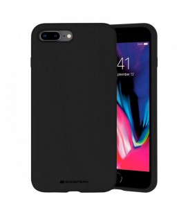 Θήκη Goospery Silicone για Apple iPhone 7 Plus/ 8 Plus Μαύρη