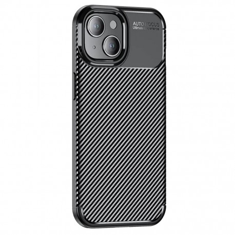 Θήκη Ancus AutoFocus Carbon Fiber για Apple  iPhone 15 Μαύρη