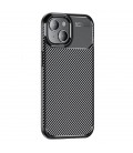 Θήκη Ancus AutoFocus Carbon Fiber για Apple iPhone 15 Plus Μαύρη