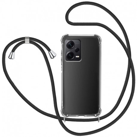 Θήκη Ancus Crossbody για Xiaomi Redmi Note 12 Pro+ με Κορδόνι Μαύρο