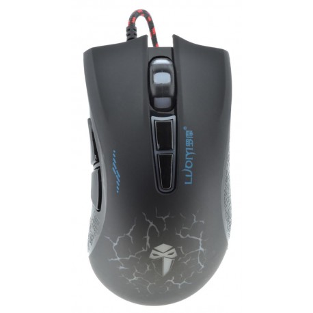 Ενσύρματο Ποντίκι Keywin Mechanical Gaming Mouse Luom G30 με 7 Πλήκτρα και 2500 DPI Μαύρο