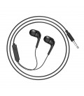 Hands Free Hoco M40 Prosody Earphones Stereo 3.5mm Μαύρα με Μικρόφωνο και Πλήκτρο Λειτουργίας