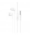 Hands Free Hoco M97 Enjoy Earphones Stereo 3.5mm με Μικρόφωνο και Πλήκτρο Λειτουργίας Λευκά