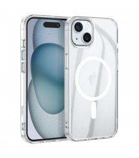 Θήκη Hoco Magnetic Premium Series Airbag Anti-Drop 360° Protective για Apple iPhone 15 Pro Max Διάφανη