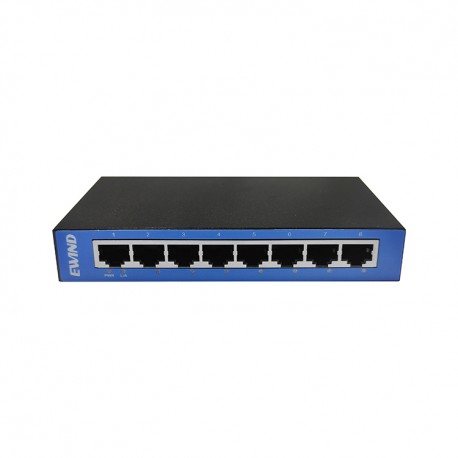 Ethernet Switch Ewind EW-S1508CF Metalic Case 8x10/100Mbps Auto-Sensing RJ45