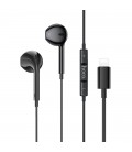 Hands Free Hoco M111 Primero Series Earphones Stereo Lightning Μαύρα 1,2μ