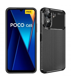 Θήκη Ancus AutoFocus Carbon Fiber για Xiaomi Poco C65  Μαύρη